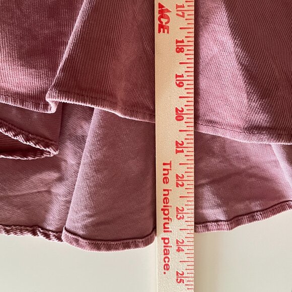 Pilcro & the Letterpress Pink Corduroy Flounce-Hem Skirt – Size 2 - Picture 8 of 9